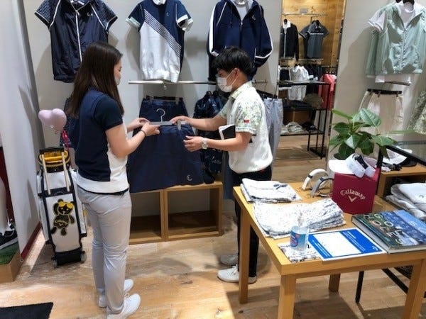 キャロウェイはチーム接客。ノルマ達成できずに商品購入など必要ありません。