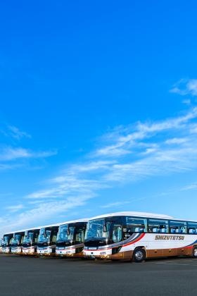 静鉄観光バス（Ｊバス隊列）