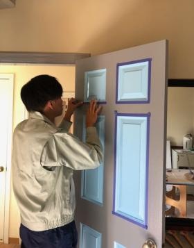 インターンシップ受入で養生の練習を行ってもらいました