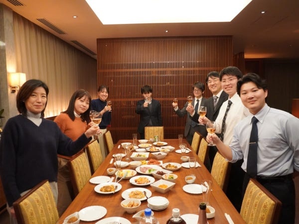 美味しい料理で楽しい時間となりました。