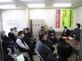 朝の点呼風景です。