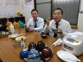 豚汁パワーで今日も一日元気に働けます！