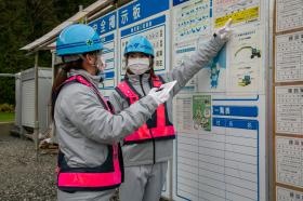 女性が活躍できる会社です。