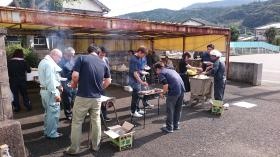 ＢＢＱ大会などのイベントを通じて社員同士の交流を深めています
