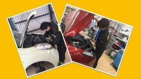 ピット作業の様子