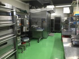 工場内部は衛生的です。