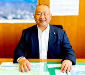 笑顔が素敵な石見社長