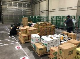 青果物の配送センターの運営