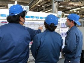 ＮＣ旋盤生産順位打合せ