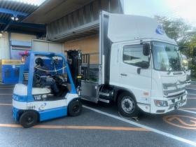 ほぼパレット単位の積み下ろしになります