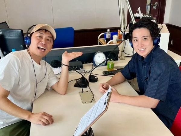 代表の米森が最近出たラジオの一枚です！