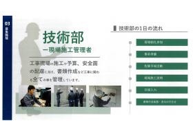 １日の流れ（技術部）