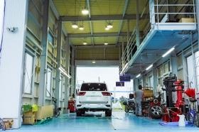 民間車検（コンピューター式車検システムを導入）指定工場です。