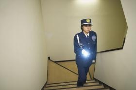 施設警備での巡回業務です。敷地内を見回り警戒します！