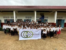 カンボジアにて学校建設〔社会貢献活動〕