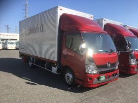 中型トラックでの地場配送も多く行っています