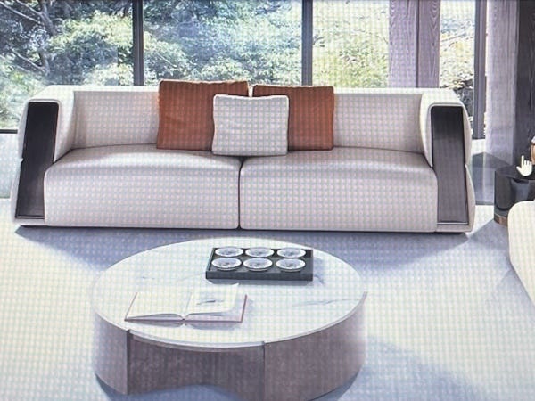 イタリア高級ブランドの家具メーカーのソファーセットです。店舗にて販売しております。