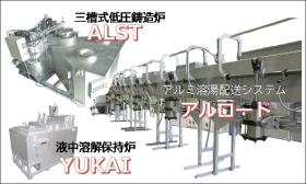 アンダー型アルミ保持炉、シェア世界１を達成！