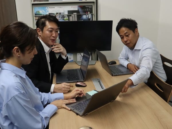 打ち合わせ風景です。