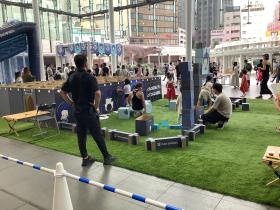 ハピリン広場イベント 段ボール迷路他