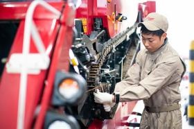 整備作業の様子