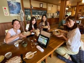 ミーティング後のリフレッシュ。