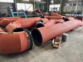 排気筒などに使用するダクトです。