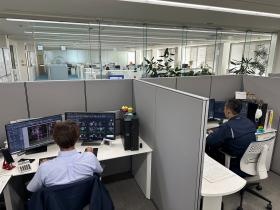 自動ドア設置先の設計は設計部が担当しています