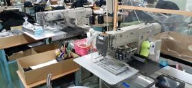 ネーム付け等応用範囲の多いパターン縫製