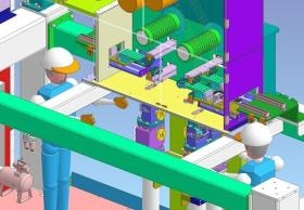 ３Ｄ－ＣＡＤを使った装置の機械設計します