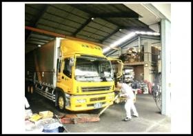 自社整備工場で細かなメンテナンスを実施