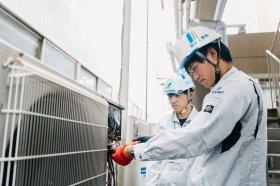 作業風景（空調設備）