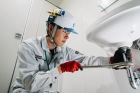 作業風景（衛生設備）