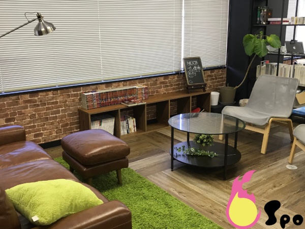 休憩スペースもあります。