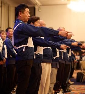 設立７５周年記念パーティーではギネスに挑戦しました