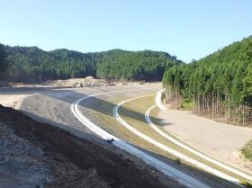 施工実績（道路改良工事：但馬空港線）