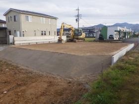 施工実績（擁壁・盛土造成工事：日高町）