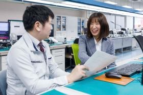 先輩社員も優しく接してくれる職場です。