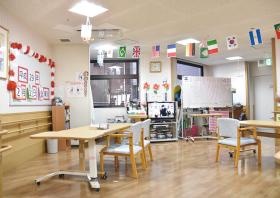 介護老人保健施設内の多目的室です。