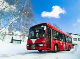 バス停ダボスにて