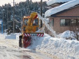 除雪ロータリ