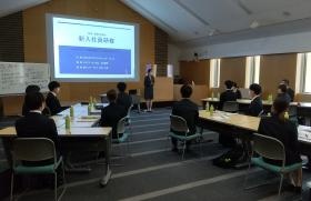 入社後の研修の様子です。
