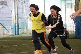 代表は元プロ選手！フットサルも男女関係なく盛り上がります！