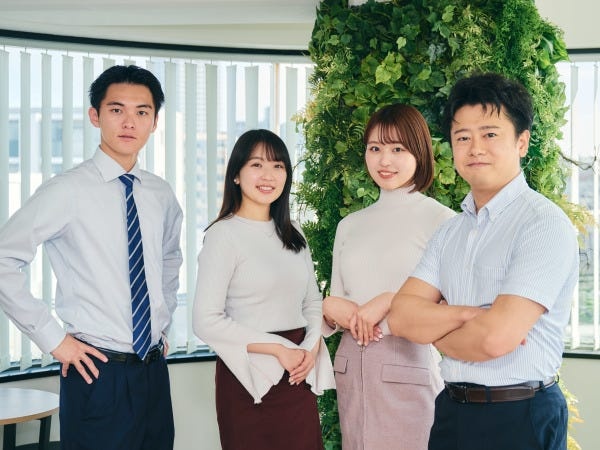 チームで仕事を進めています