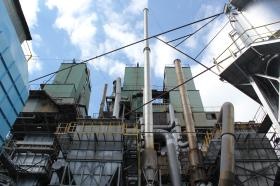 １日最大４５０トンの石灰製品を製造する焼成プラント