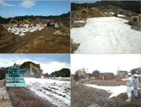 大規模工事で使用される石灰（強固な地盤づくりに石灰が貢献）