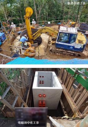 鉄塔基礎工事・電線地中化工事