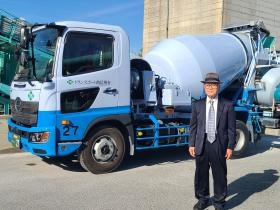 当社代表の三石です。安全運行を第一に取り組んでいます。