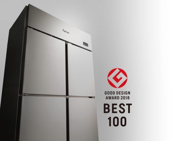 ハンドルが無く、主張しない、シンプルでフラットなデザインが評価され、厨房業界で初めてグッドデザイン・ベスト100を受賞しました