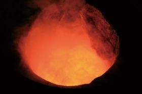 高周波誘導路（溶解炉）